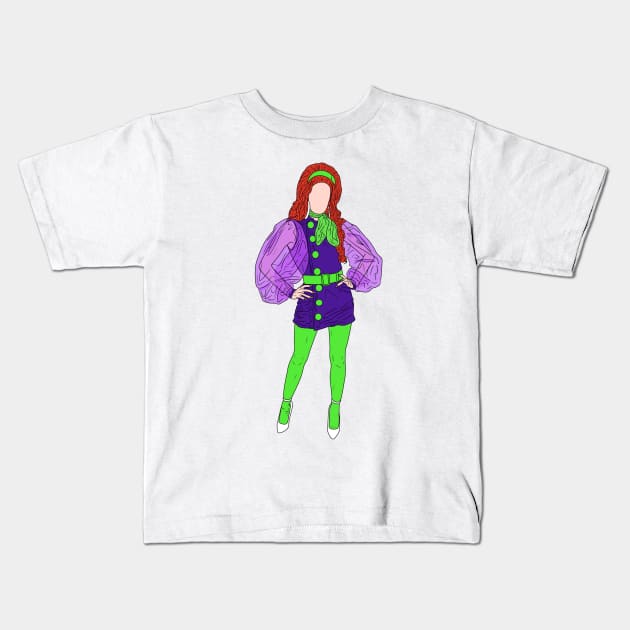 Gigi Goode Kids T-Shirt by doctorbihcraft